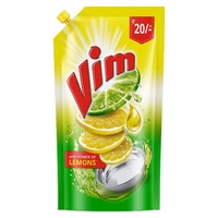 Vim Dishwash Gel Lemon Pouch 155ml